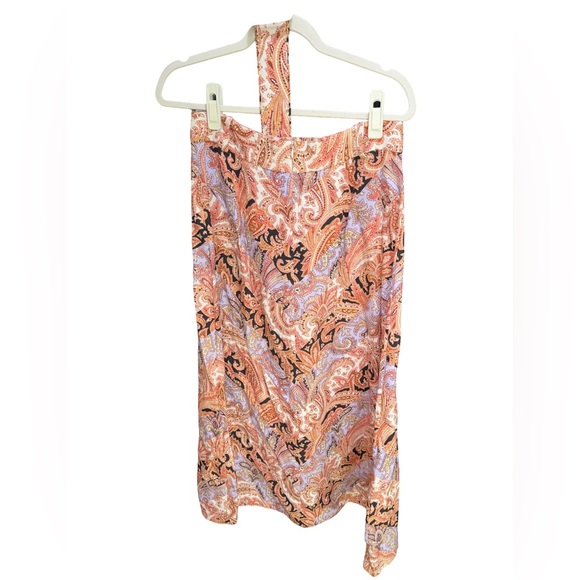 Zimmermann Wild Botanica Paisley-print Belted Linen Skirt - Picture 7 of 12